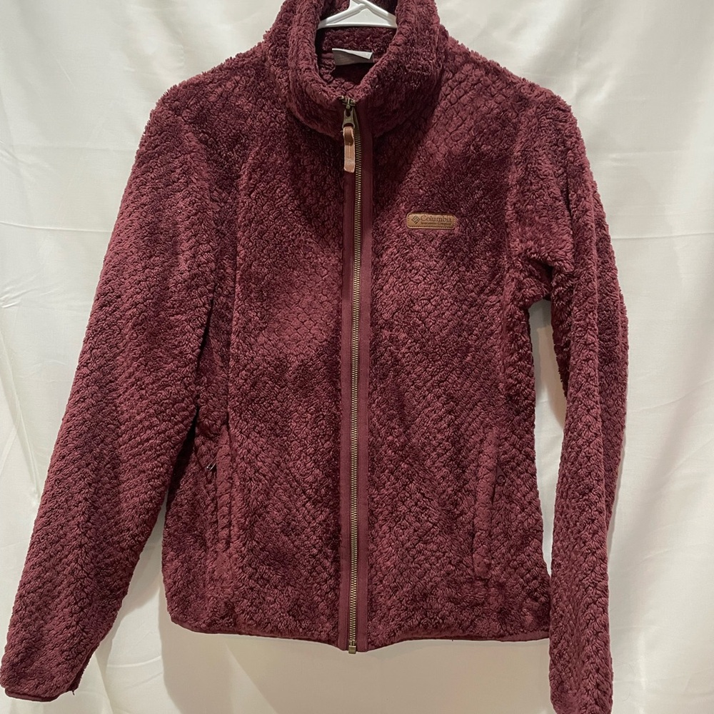 Columbia Maroon Teddy Jacket